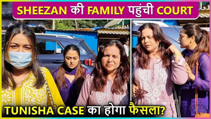 Sheezan Khan Sisters Falaq Naaz & Shafaq & Mummy Reaches Court | Tunisha Sharma Case