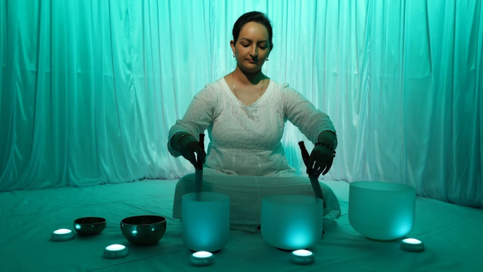 Throat Chakra Healing Sound Bath | Strengthen Communication & Expression | Healing Sounds