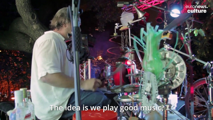 These musicians are rescuing rubbish to create new instruments