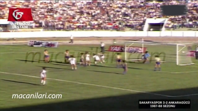 Sakaryaspor 3-2 Ankaragücü [HD] 13.09.1987 - 1987-1988 Turkish 1st League Matchday 3