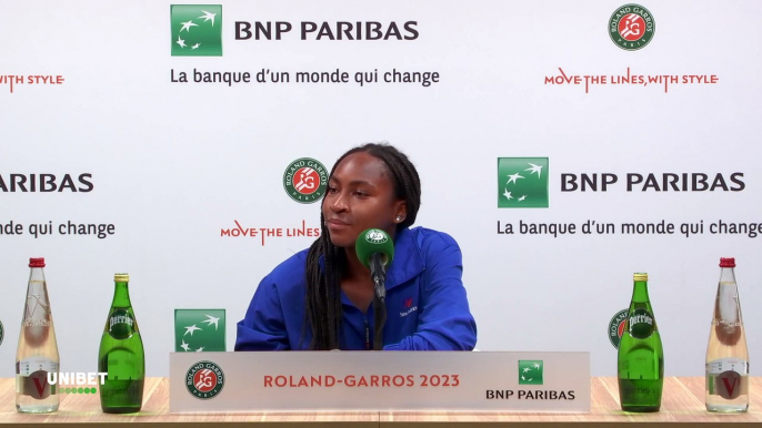 Roland-Garros 2023 - Coco Gauff : "I want to play Iga Swiatek from my lost final last year here in Roland-Garros"