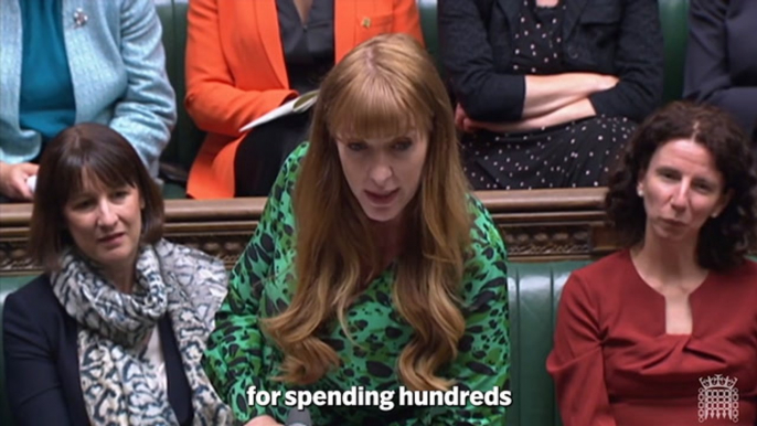 Angela Rayner and Oliver Dowden in Covid Inquiry PMQs clash