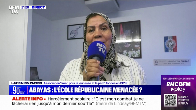 Laïcité à l'école: "Les règles et les valeurs, on doit les respecter, que l'on soit musulman ou non", pour Latifa Ibn Ziaten