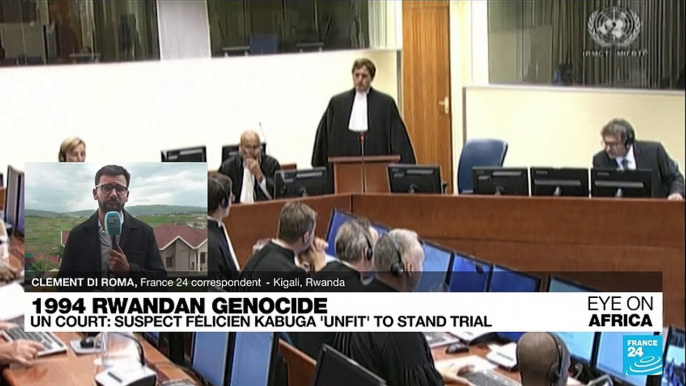 UN judges Rwandan genocide suspect unfit to stand trial because of dementia