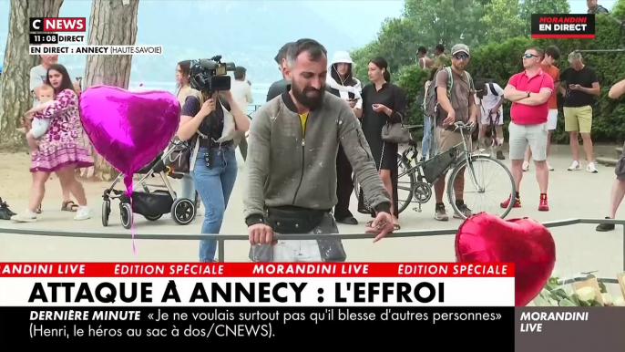 En direct d’Annecy dans "Morandini Live", un homme laisse éclater sa colère après le drame: "Pourquoi je n'étais pas là hier ? Il ne faut pas toucher aux enfants !" - VIDEO