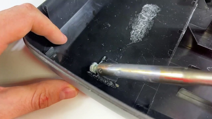 Ingenious way to repair broken plastics with plastic welding method