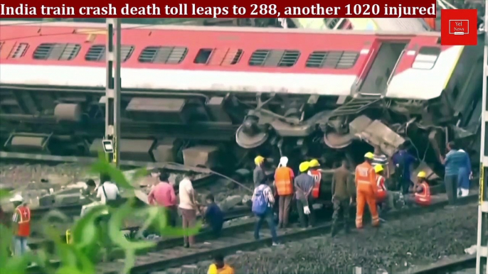 The death toll from an Indian train crash has risen to 288, with another 1000 people injured