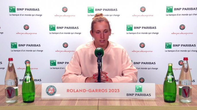 Roland-Garros 2023 - Elise Mertens et les night sessions femmes à Roland-Garros : "Le niveau du tennis des femmes est aussi très haut"