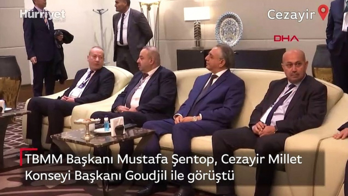 TBMM Başkanı Mustafa Şentop, Cezayir Millet Konseyi Başkanı Goudjil ile görüştü