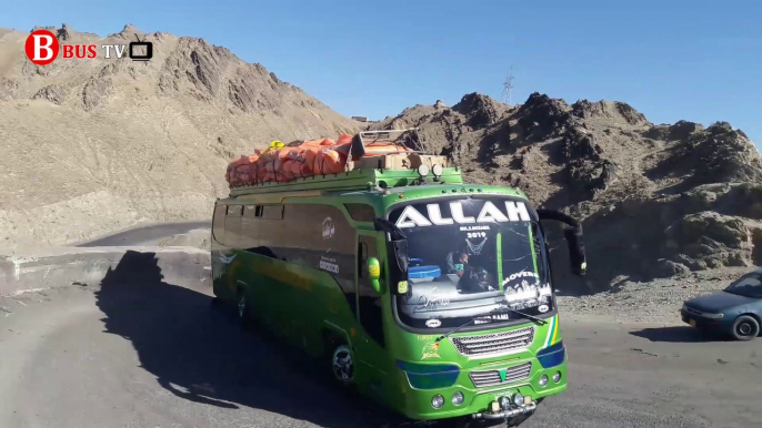 Super Jet Engine Hino Bus | Pakistani overload Bus | Quetta Buses | Coach Bus | Dangerous Roads