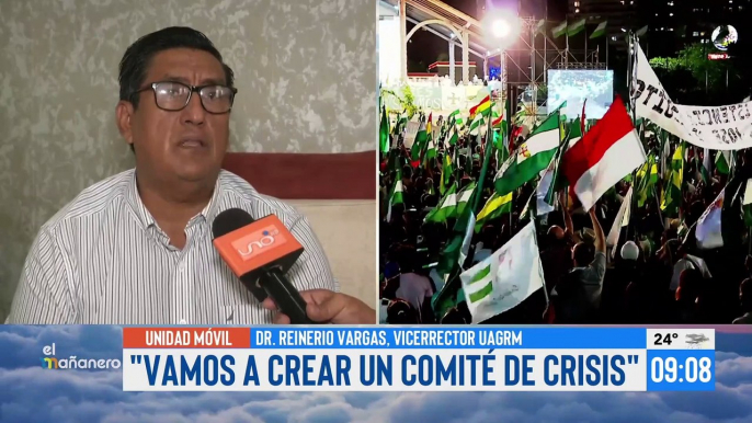 Reinerio Vargas, vicerrector Uagrm confirma su postulación a la presidencia del Comité Cívico Pro Santa Cruz