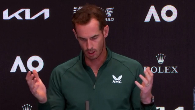 Open d'Australie 2023 - Andy Murray : "I think I'm proud of the work that I put in the last few months"