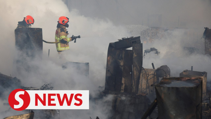 Some 500 people are evacuated from fire in South Korea shanty town