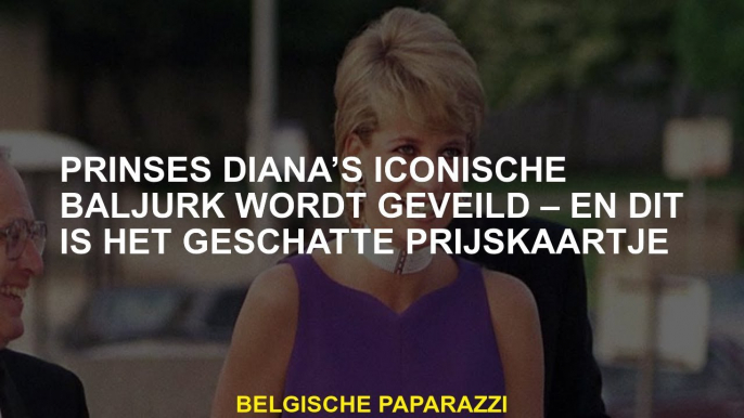 De iconische baljurk van prinses Diana wordt geveild - en dit is het geschatte prijskaartje