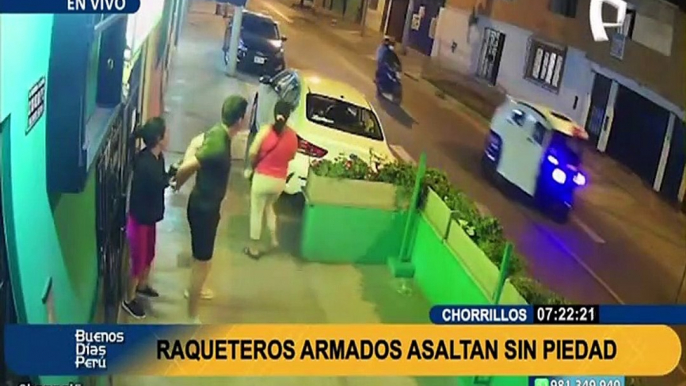Ola de asaltos en Chorrillos: delincuentes armados roban a bordo de motos en Urb. La Campiña