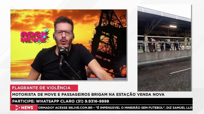 Rock News |_ Motorista de ônibus e passageiros brigam na Estação Venda Nova