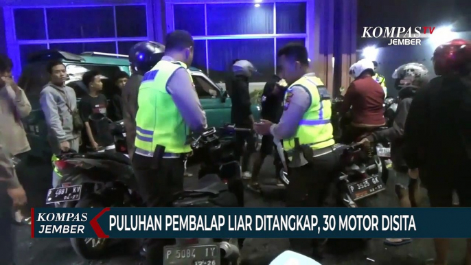 Bubarkan Balap Liar, Polisi Kejar Pelaku Hingga ke Kuburan