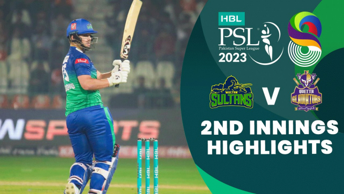 2nd Innings Highlights | Multan Sultans vs Quetta Gladiators | Match 3 | HBL PSL 8 | MI2T