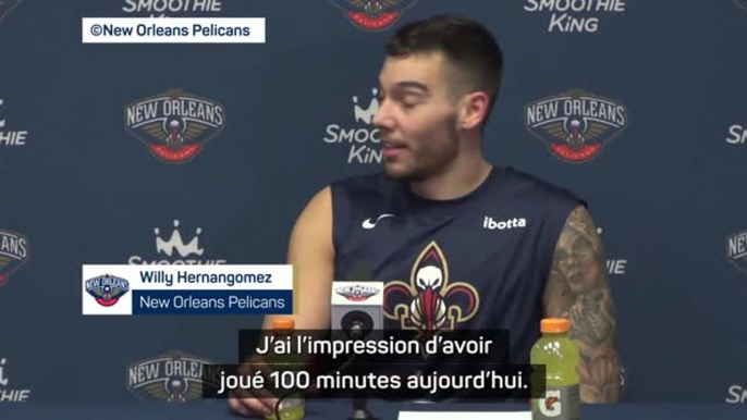 Pelicans - Hernangomez : "J'ai l'impression d'avoir joué 100 minutes aujourd'hui"