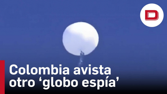 La Fuerza Aérea de Colombia registra el paso de un globo en su espacio aéreo