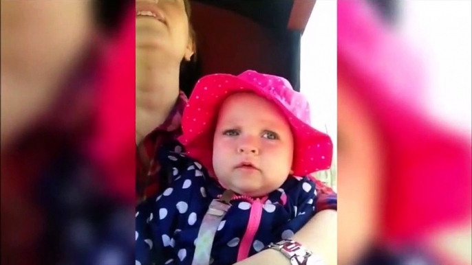 La réaction de ce bébé qui entend le Chouchouuuuuu du train... trop mignon