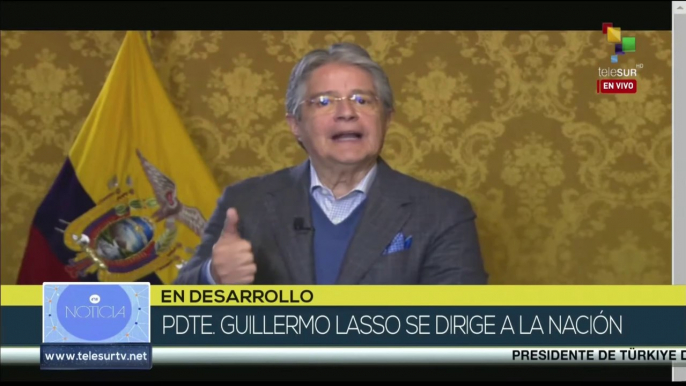 Alocución del presidente de Ecuador después de 24 horas de comicios seccionales y consulta popular