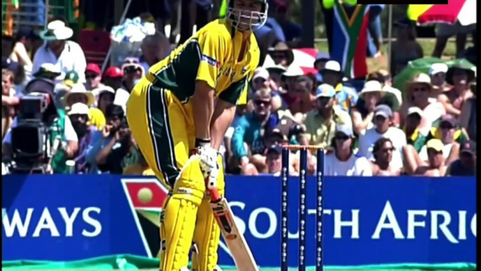 AUS VS IND : Adam Gilchrist & Matthew Hayden Superb Batting Display VS India