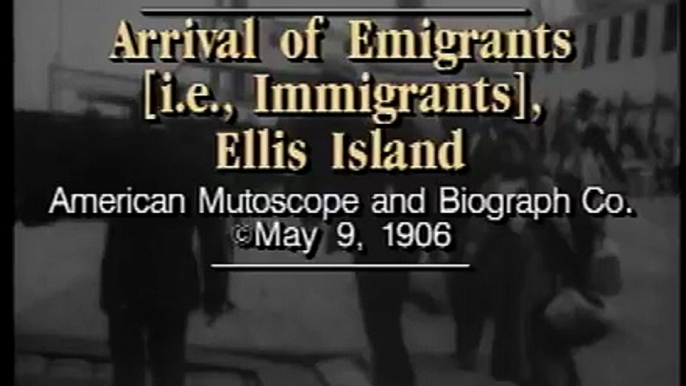 Arrival of Immigrants, Ellis Island | movie | 1906 | Official Clip