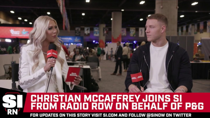 Christian McCaffrey Joins SI From Radio Row to Talk Super Bowl LVII and the 49ers QB Situation