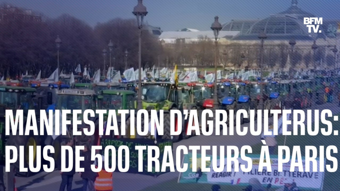 Au moins 500 tracteurs à Paris: les agriculteurs manifestent contre l’interdiction d’usage de pesticides