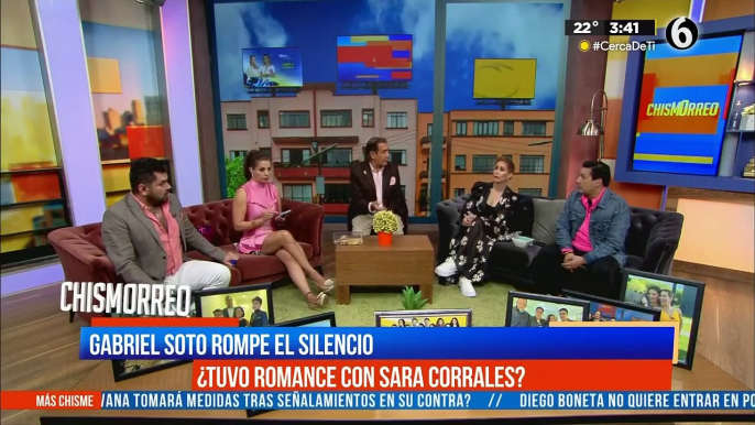 Gabriel Soto aclara si tuvo un romance con Sara Corrales