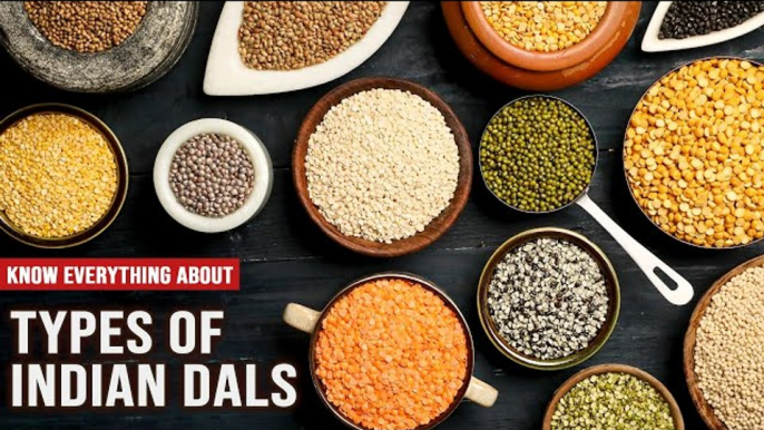 Types Of Indian Dal | Varieties Of Lentils & Pulses | Toor Dal | Chana Dal | Moong Dal | Urad Dal