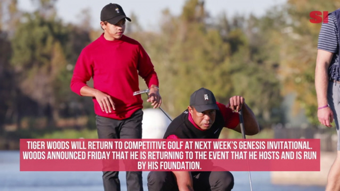 Tiger Woods Announces He Will Play Genesis Invitational in Return to Competitive Golf