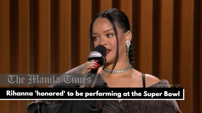 Rihanna 'honored' to be performing at the Super Bowl