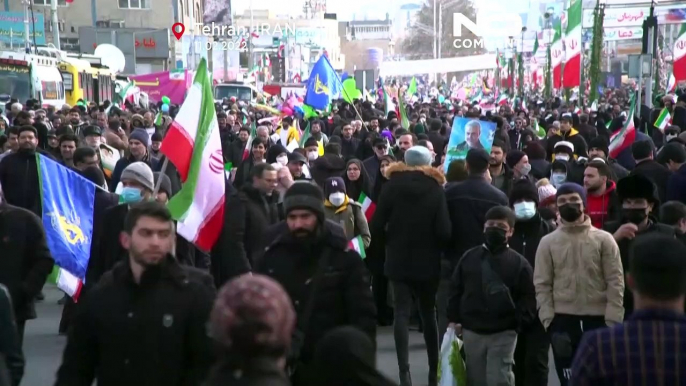 Irán celebra el aniversario de la Revolución Islámica y el "fracaso" de las protestas