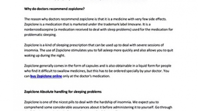 _Know why your doctor counts on zopiclone pills more than any other sleeping pill--