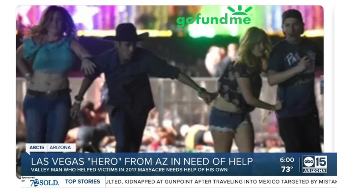 Arizona man seen helping women during 2017 Las Vegas shooting now in need