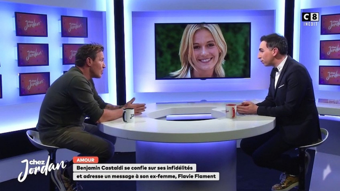 Benjamin Castaldi était invité dans l'émission Chez Jordan sur C8.