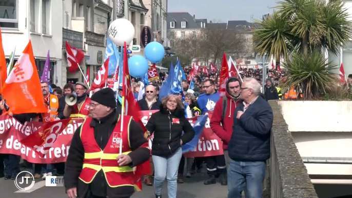 Le journal - 7/03/23 - RETRAITES / Plus de 11000 manifestants à Tours pour la 6e mobilisation