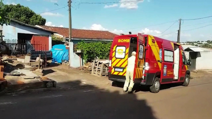 Idosa machuca o braço ao sofrer queda no Bairro Interlagos