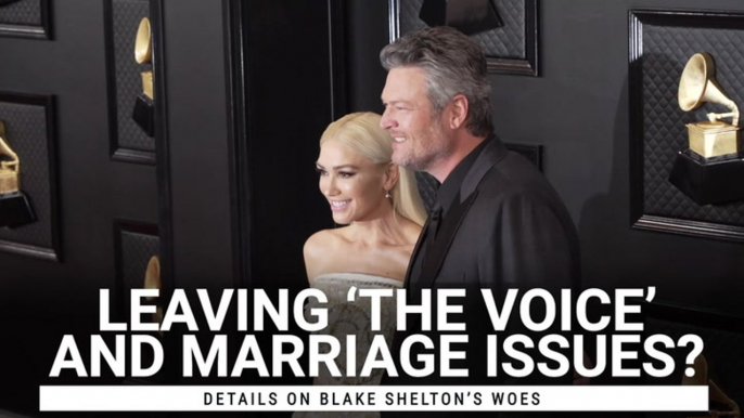 As Rumors Swirl About Blake Shelton's Marriage, Details Of Why He’s Allegedly Leaving 'The Voice' Are Also Emerging