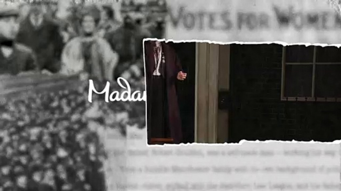 Emmeline Pankhurst statue unveiled at Madame Tussauds. Credit: Madame Tussauds