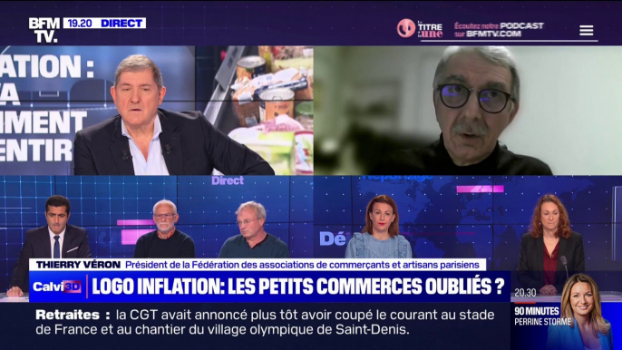 Thierry Véron, président de l'association des commerçants parisiens: "On est toujours la dernière roue du carrosse"