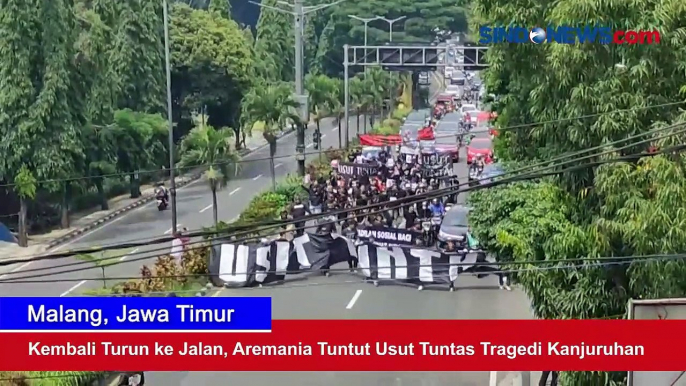 Kembali Turun ke Jalan, Aremania Tuntut Usut Tuntas Tragedi Kanjuruhan