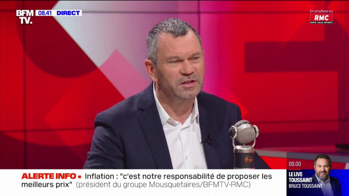 Thierry Cotillard, président du groupe Les Mousquetaires: "Il y a des multinationales qui abusent, ça serait bien qu'elles jouent le jeu collectif"