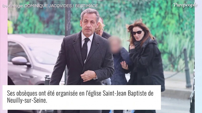 Nicolas Sarkozy en deuil : Carla Bruni, ses trois enfants... soutiens inconditionnels aux obsèques de son père