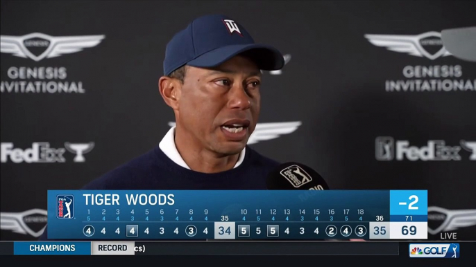 Tiger Woods getting back into playing rhythm at Genesis Invitational _ Golf