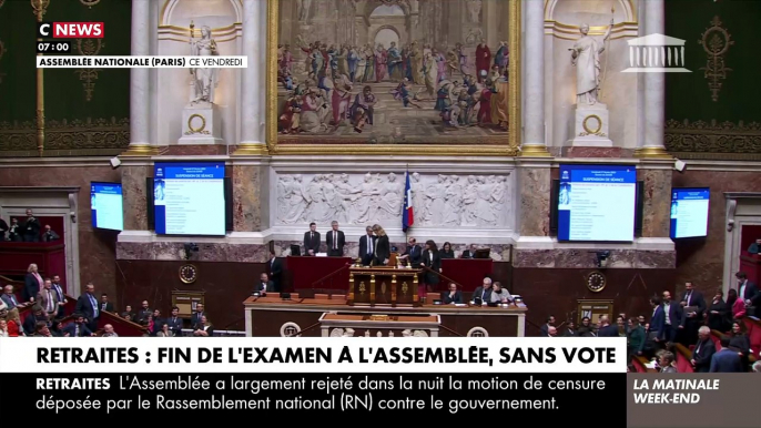 Réforme des retraites - Fin de l'examen cette nuit à l'Assemblée Nationale sans vote, mais avec des chants des Insoumis et la colère d'Olivier Dusspot : "Vous m'avez insulté mais personne n'a craqué"