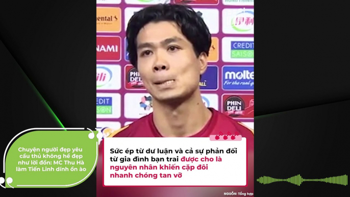 Chuyện người đẹp yêu cầu thủ không hề đẹp như lời đồn: MC Thu Hà làm Tiến Linh dính ồn ào, Hòa Minzy bị Công Phượng phũ, vẫn chưa đau bằng Pha Lê | Điện Ảnh Net