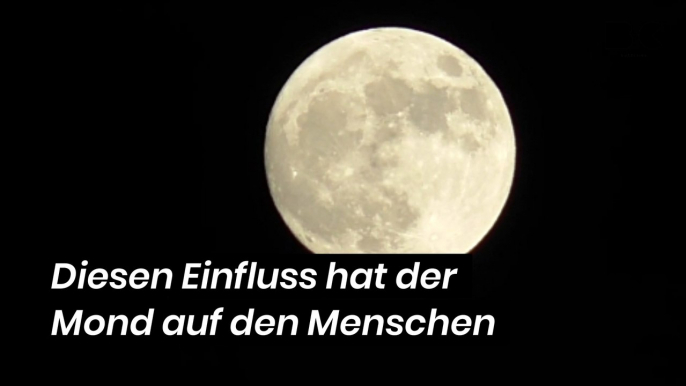 Diesen Einfluss hat der Mond auf den Menschen